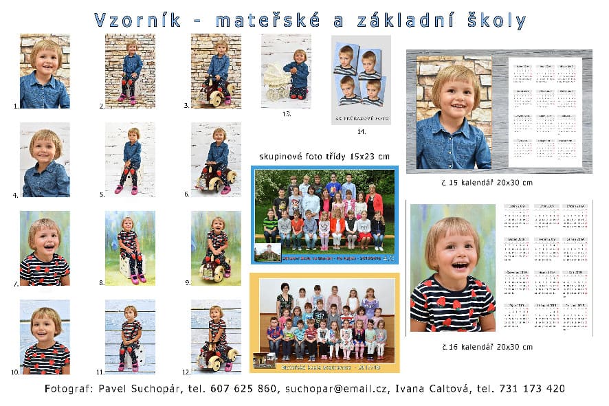 Školní foto paviva vzornik